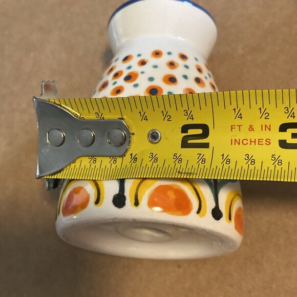 Polemedia Spring Flowers Polish Pottery Salt Pepper Multicolor  Floral Ceramic - Picture 11 of 11